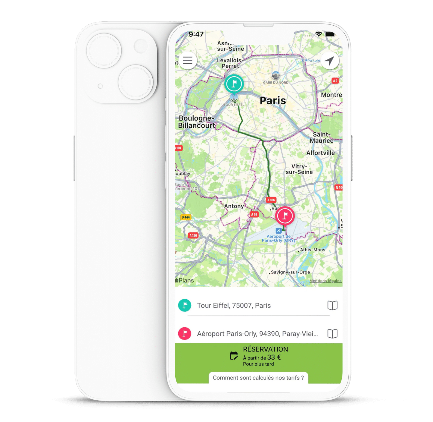 L'application Service Driver : votre chauffeur privé